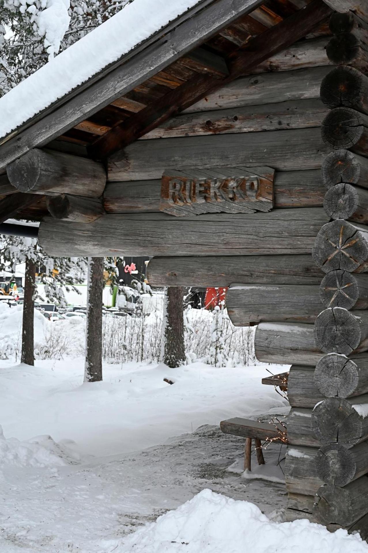 Classic Log Cabin Ski-In Ski-Out Levi Exterior foto